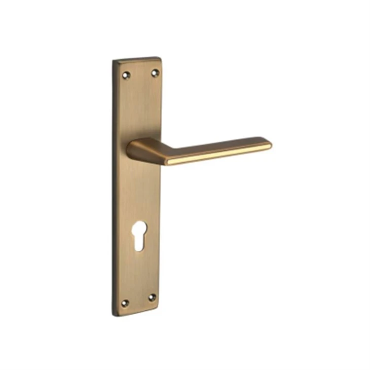Brushed Gold Door Levers factory